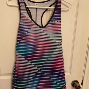 Fila Colorful Striped Racerback Tank